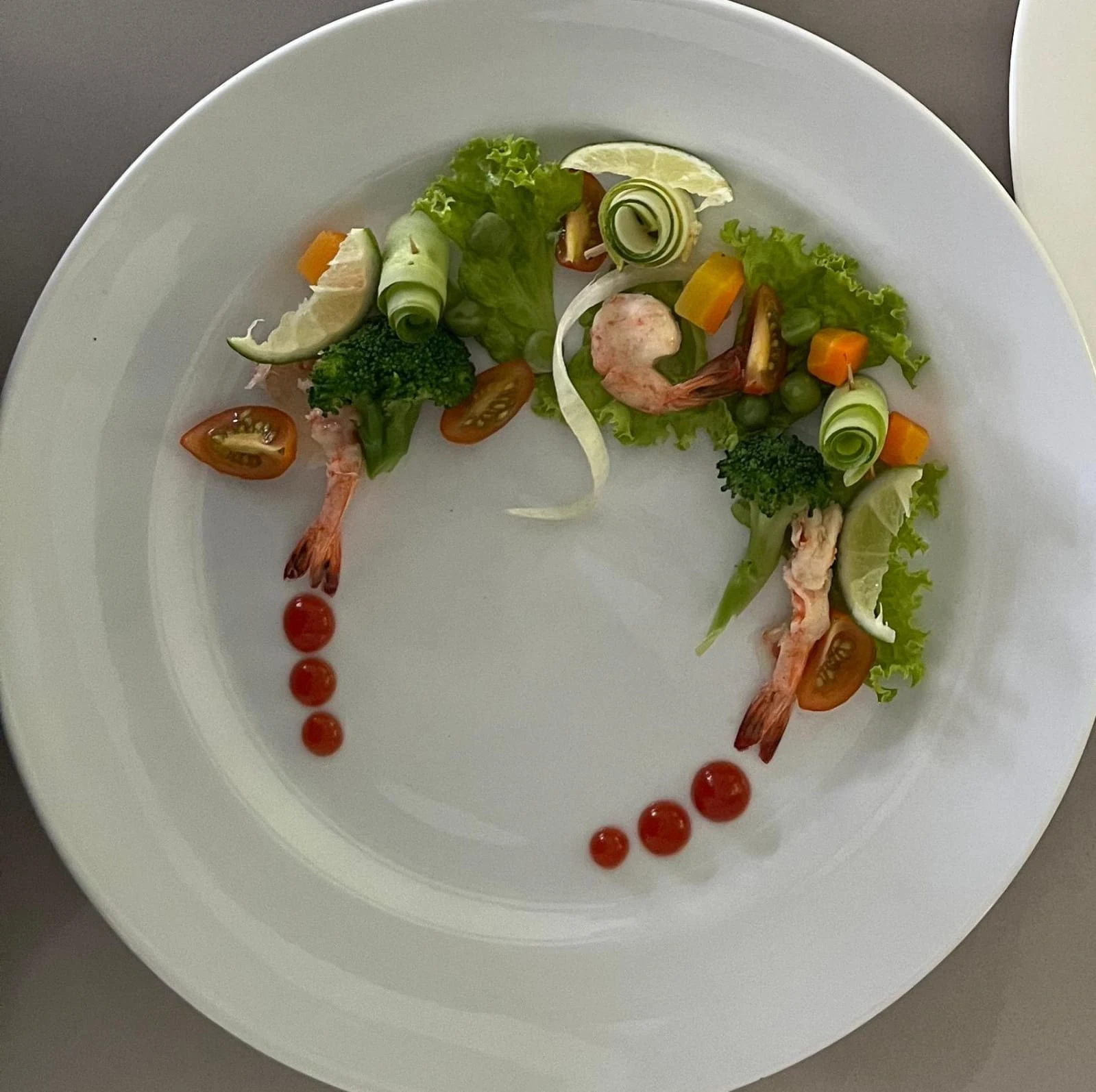 Vegetable Shrimp Salad